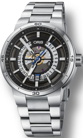 ORIS TT1 ENGINE DATE ON BRACELET 01 733 7752 4124-07 8 24 08 Replica watch
